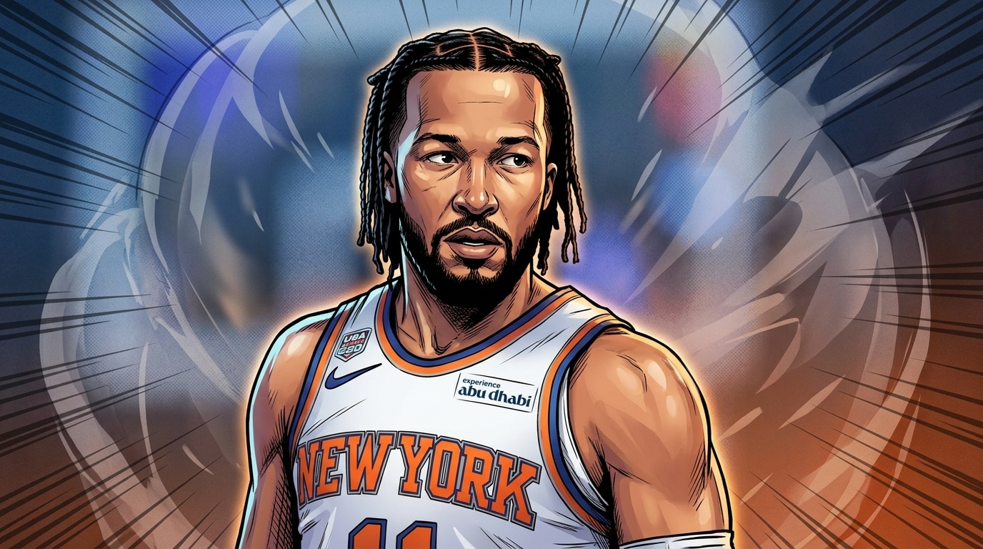 Jalen Brunson Got the Trophy. Rick Got Nine Seconds. — Swipe Sports