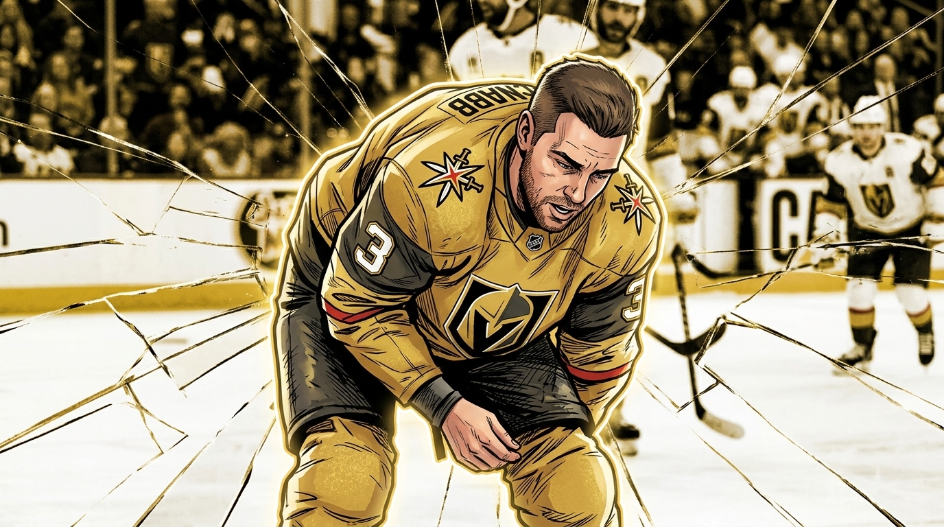 McNabb Takes an 87mph Puck to the Face. Vegas Blows a 2-0 Lead. — Swipe Sports