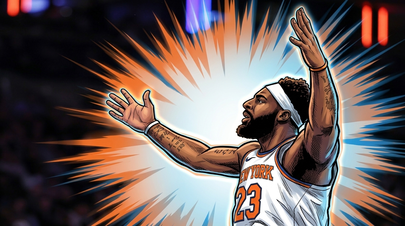 Mitchell Robinson's Hand Breaks the Knicks' Finals Math — Swipe Sports