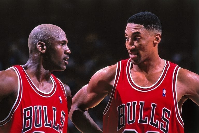 Michael Jordan Scottie Pippen Beef