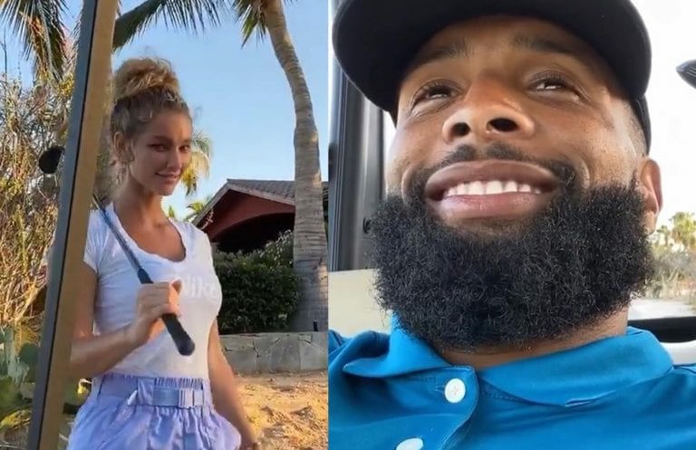 Odell Beckham Lauren Wood Vacation