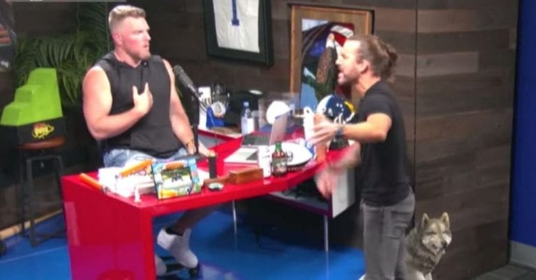 Pat McAfee Adam Cole blowup