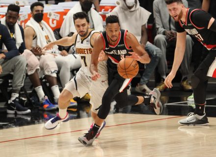 CJ McCollum shoots down Damian Lillard trade rumors by saying Blazers star is ‘all in’
